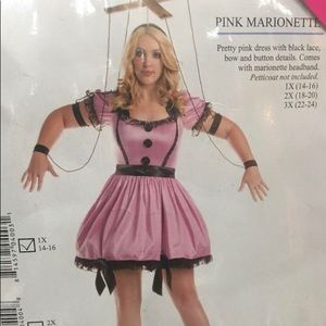 Pink Marionette Halloween Costume
